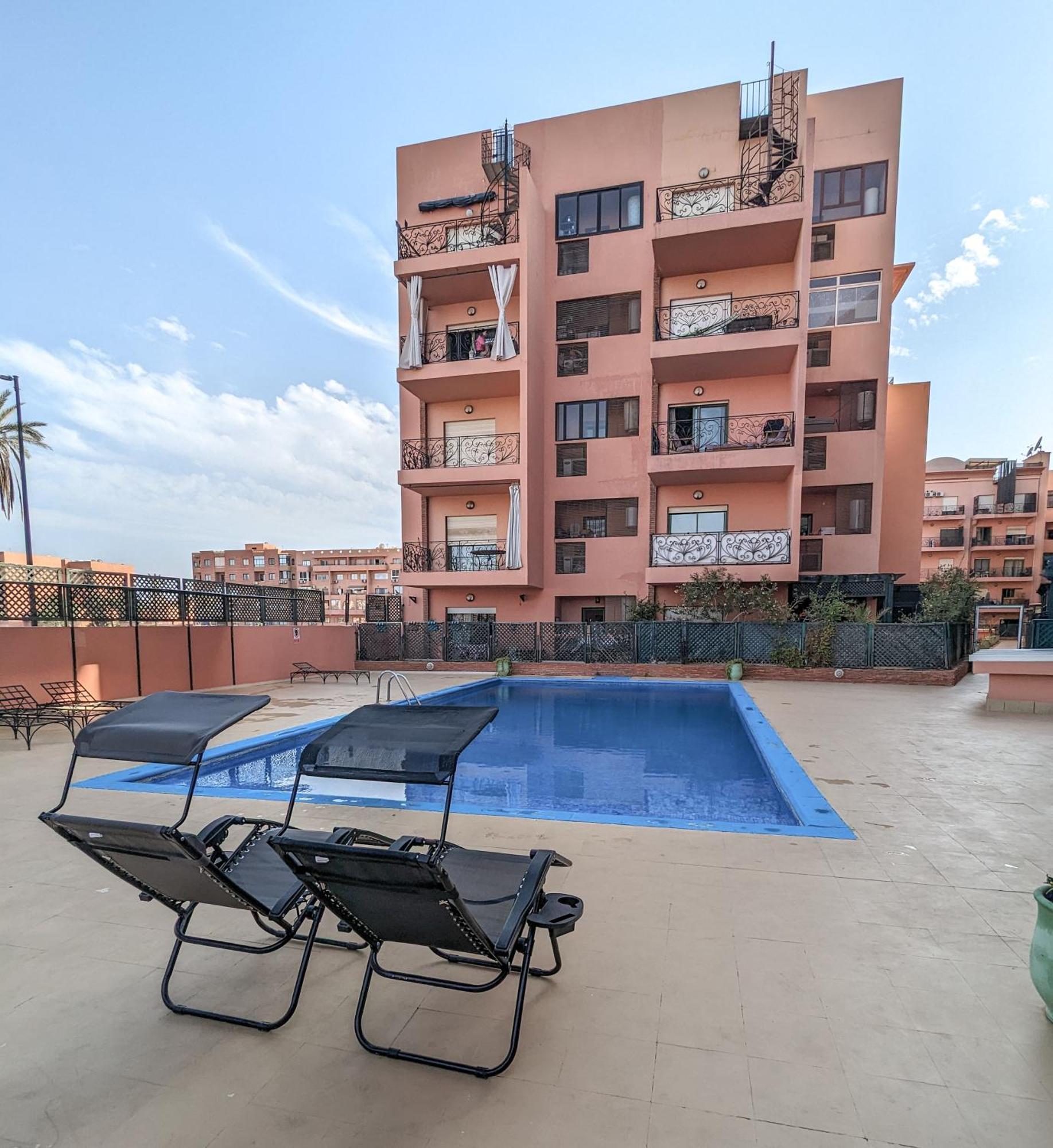 Apartement Panoramic View Majorelle Garden With Pool Marrakesh Eksteriør billede