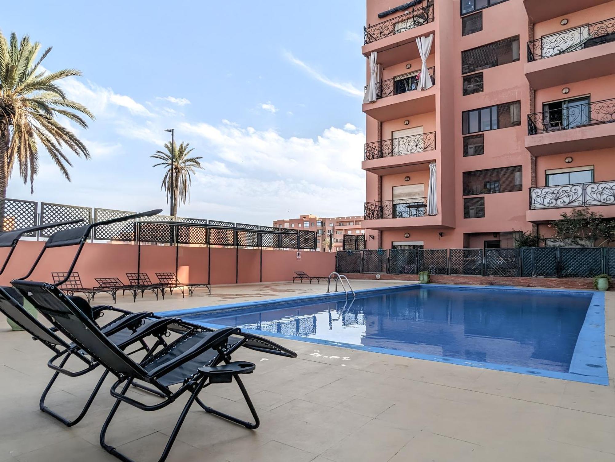 Apartement Panoramic View Majorelle Garden With Pool Marrakesh Eksteriør billede