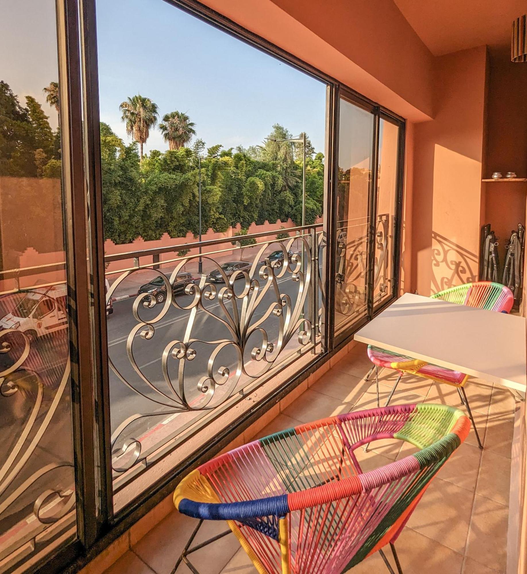 Apartement Panoramic View Majorelle Garden With Pool Marrakesh Eksteriør billede